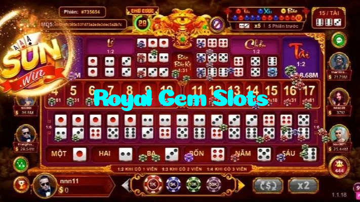 available types of Royal Gem Slots bet including pre-match live express and system bets