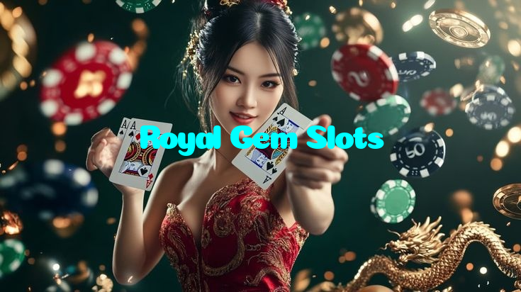 Royal Gem Slots casino presented on mobile device in Pakistan with slots and live games